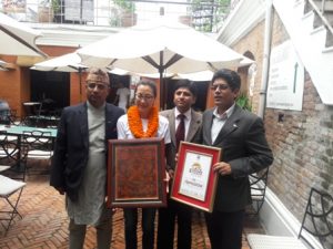 ग्लोबल रोड सेफ्टी एम्बेसडर मिचेल योह र नासाका पदाधिकारी बीच भेटघाट